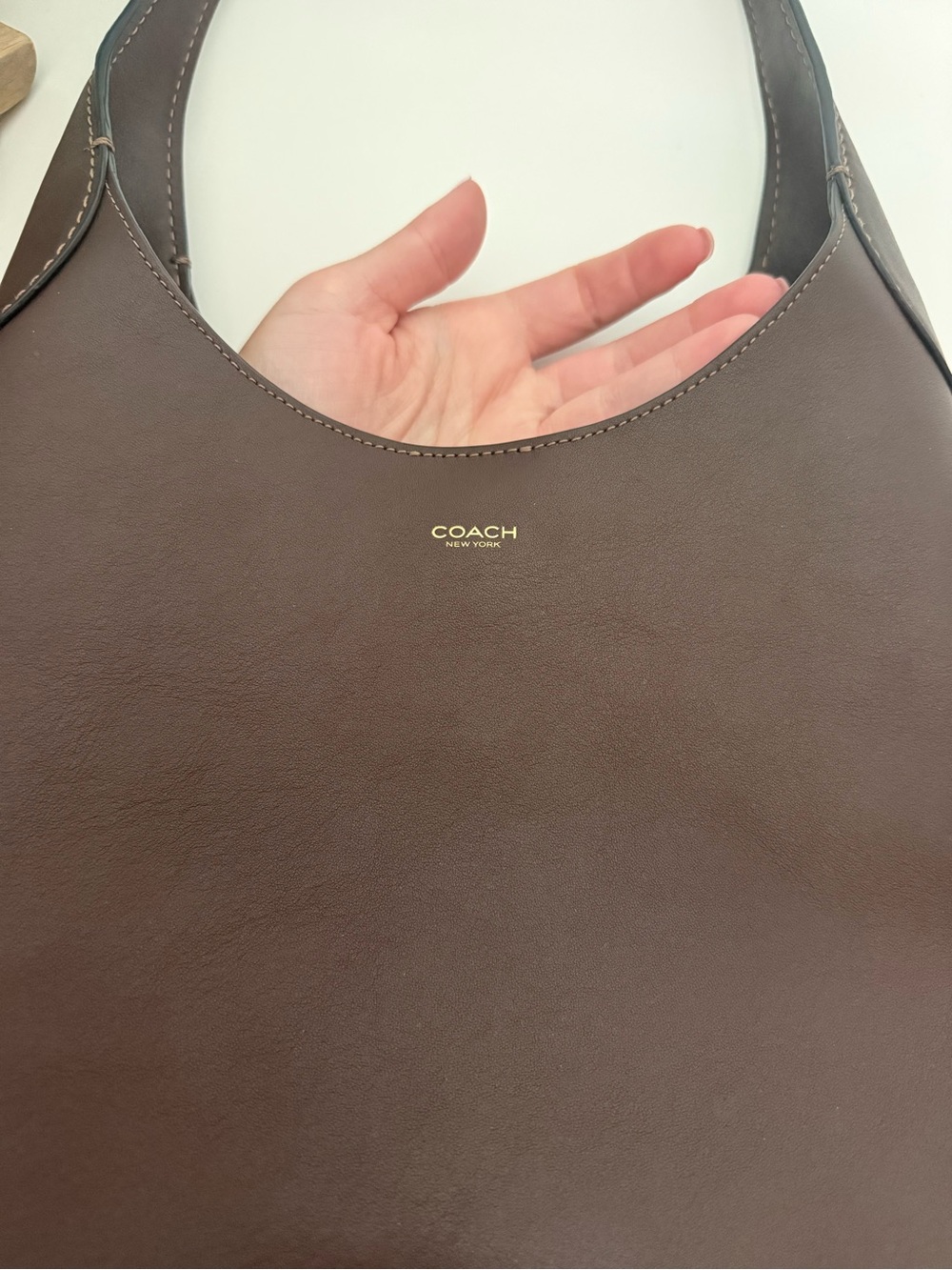 Coach Brown Brooklyn Shoulder Bag 28 - Picture 7 of 7